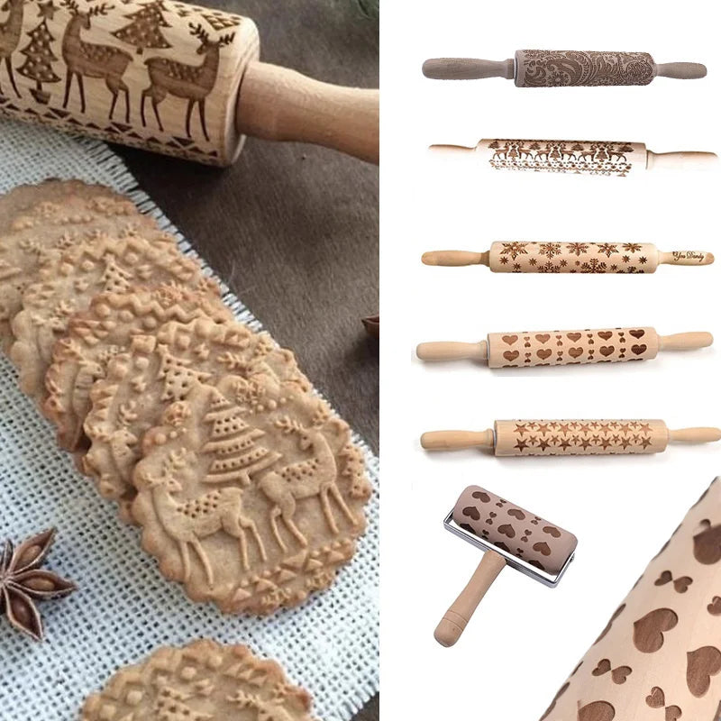 Holiday Magic Rolling Pin